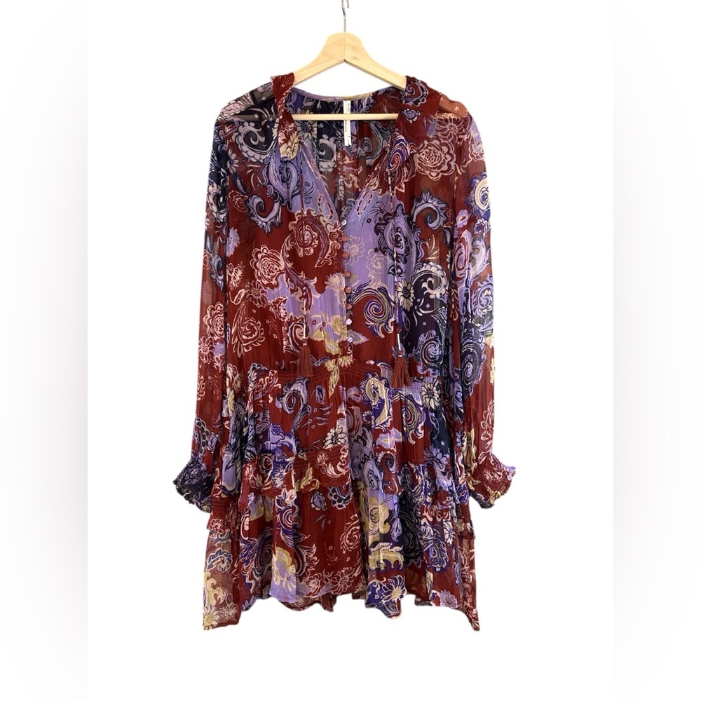 Anthropologie Maeve The Marais chiffon mini dress - Picture 6 of 14